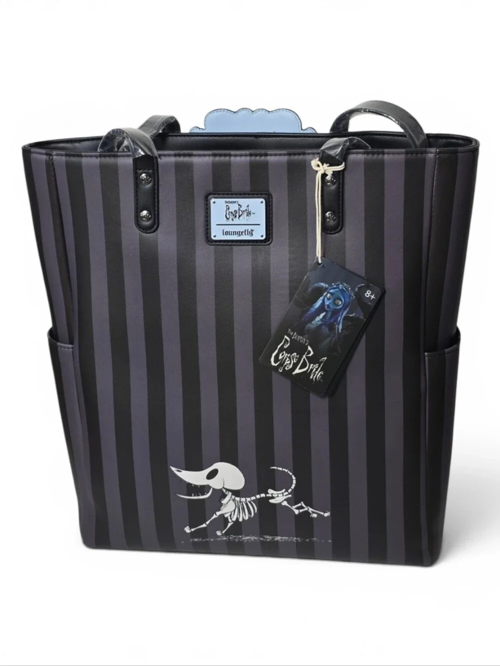 Loungefly Corpse Bride Victor & Emily Faux Leather Tote Bag NWT